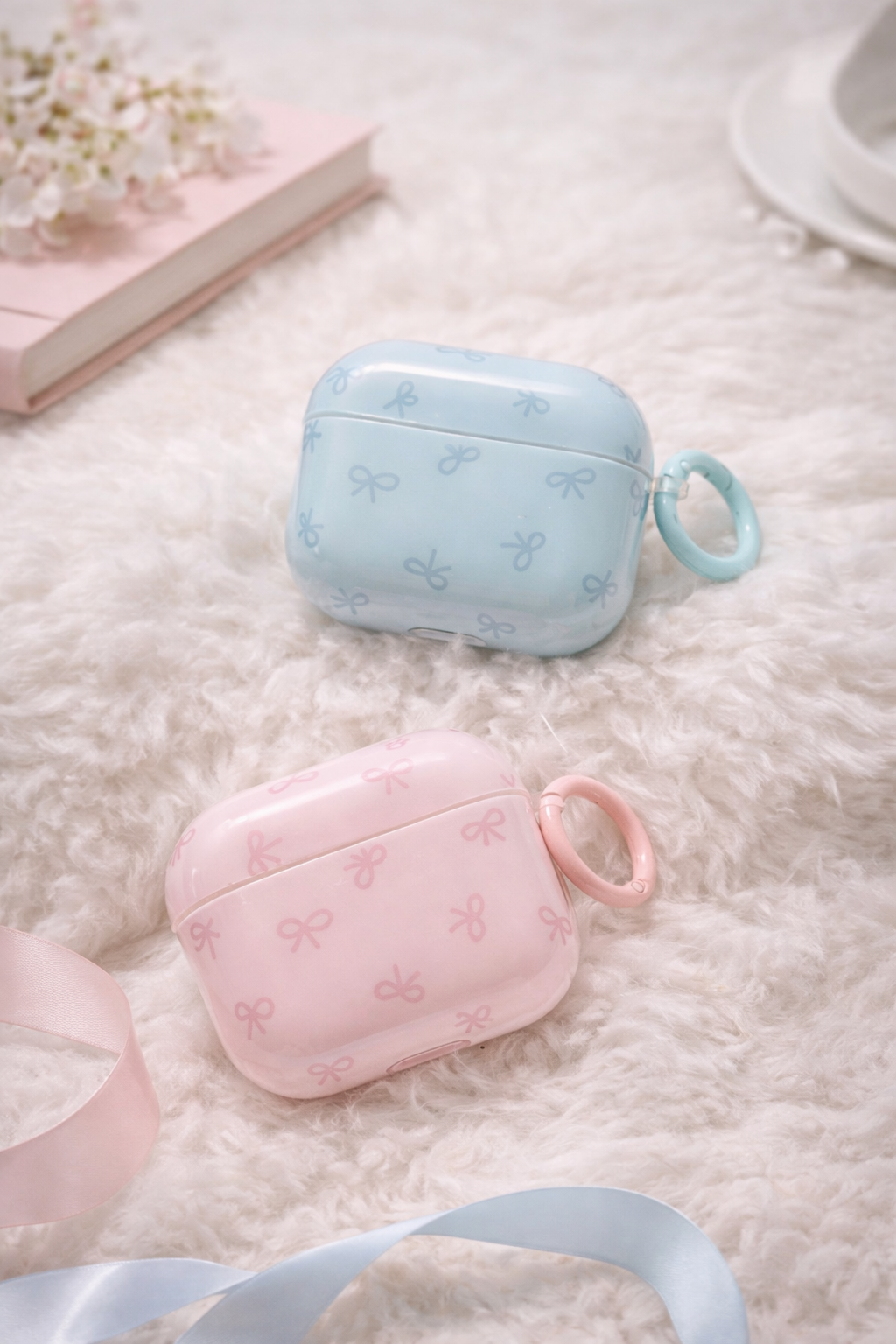 Coque AirPods - Motif Nœuds