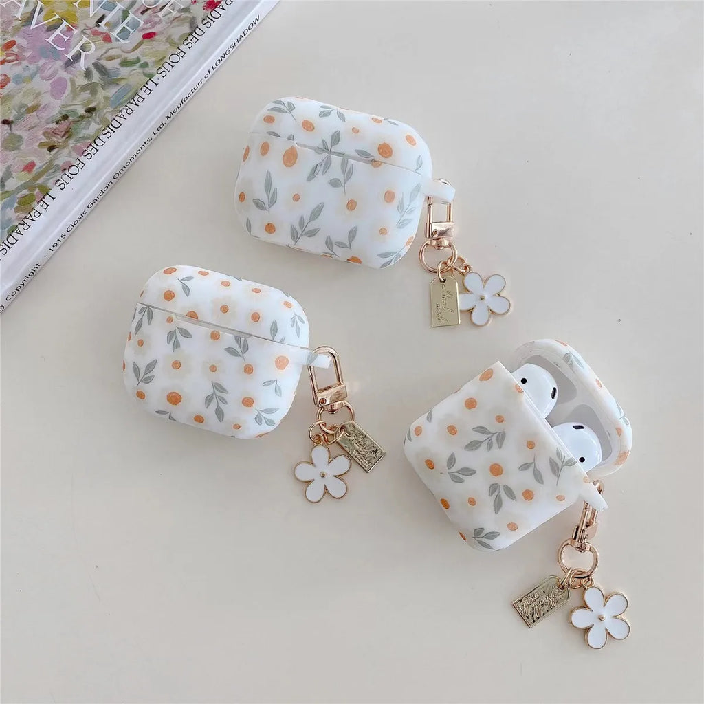 Coque AirPods - Motif Fleur