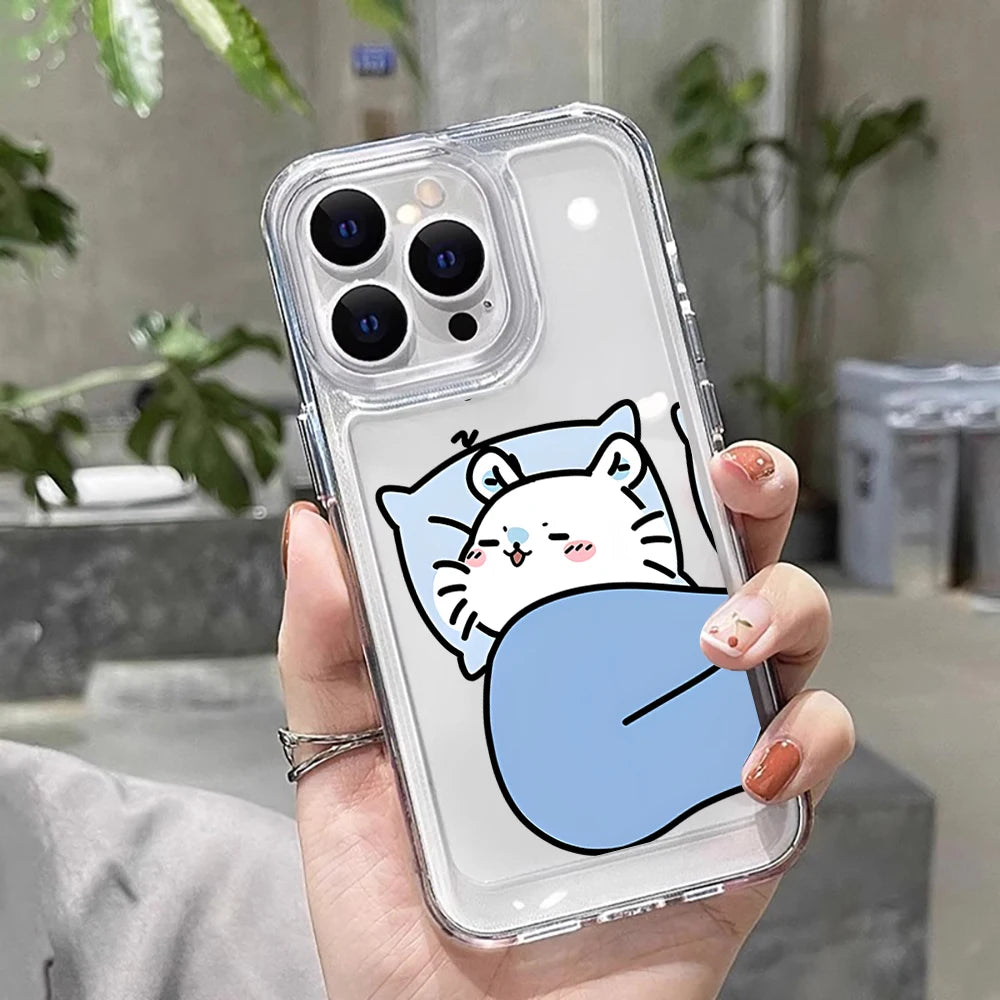 Coque iPhone Minimaliste - Chaton Couple