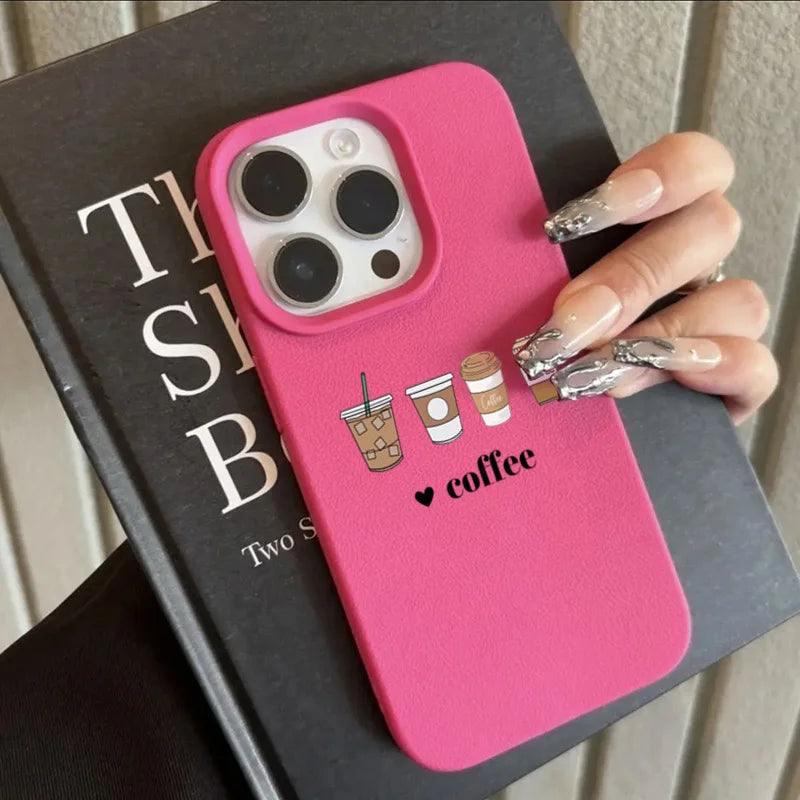 Coque iPhone Minimaliste - Tasse à Café