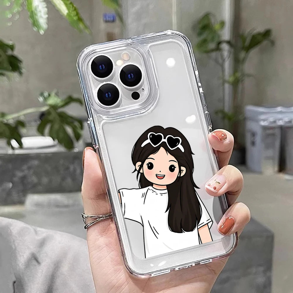 Coque iPhone Minimaliste - Couple