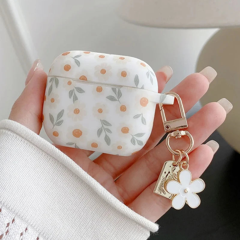Coque AirPods - Motif Fleur