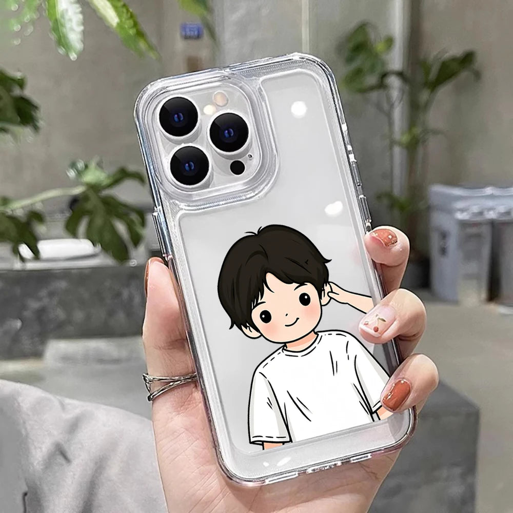 Coque iPhone Minimaliste - Couple