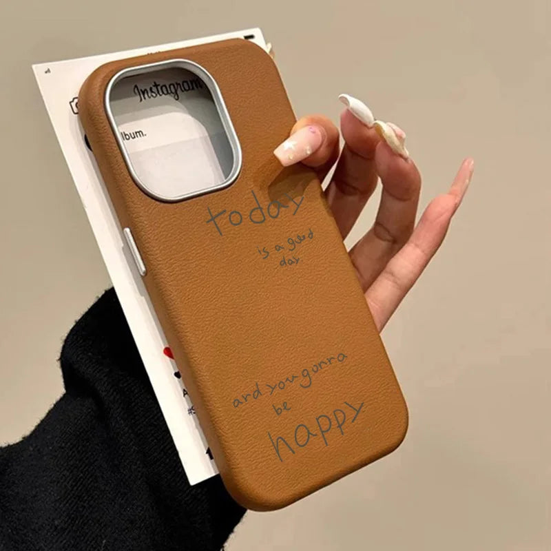 Coque iPhone Minimaliste - “Today is a good day”